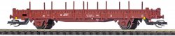 Busch 31502 - TT Niederbordwagen mit Dreh-Rungen Ks 3300, DR, Ep.IV, Spur TT