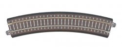 Tillig 83709 - 1x Bettungs-Gleisstück Bogen BR11, R 310 mm / 30 Grad, Spur TT