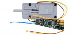 Viessmann 4567 motorischer Weichentrieb für Tillig Bettungsweichen, Spur TT,mit integriertem Funktionsdecoder (DCC, Motorola und analog)