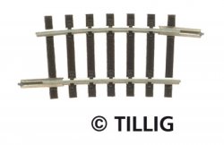 Tillig 83115 - Gebogenes Gleis R04, R267, 7,5°   Spur TT