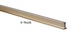 Tillig 82500 - Schienenprofil Code 100, Neusilber blank, l=1000mm, h=2,5mm 