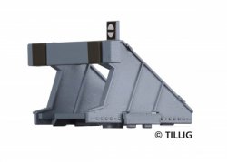 Tillig 85511- H0 Bausatz für 4 Prellböcke, grau für ELITE-Gleissystem, Spur H0, Spurweite 16,5mm